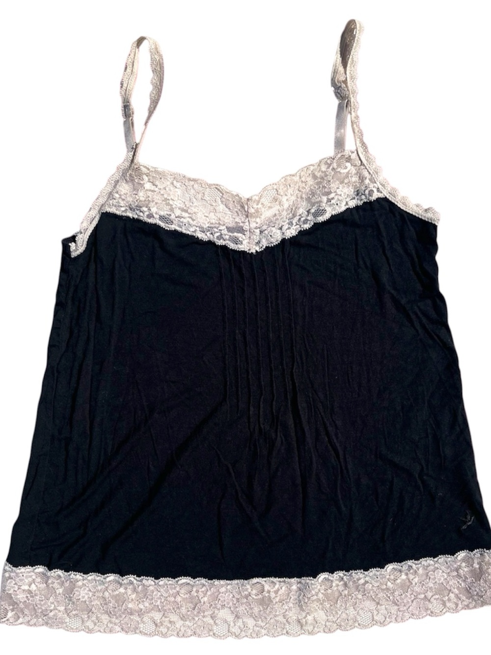 Vintage 2000s AERIE Black Lace Cami